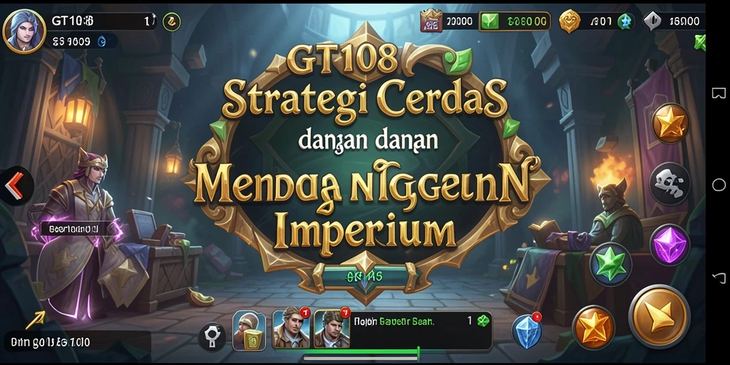 Tampilan gameplay menarik GT108 dengan elemen strategi kompleks.