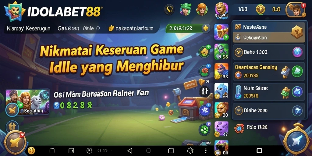 Tangkapan layar dari gameplay <strong>IDOLABET88</strong> yang menampilkan aksi Idle yang menarik.