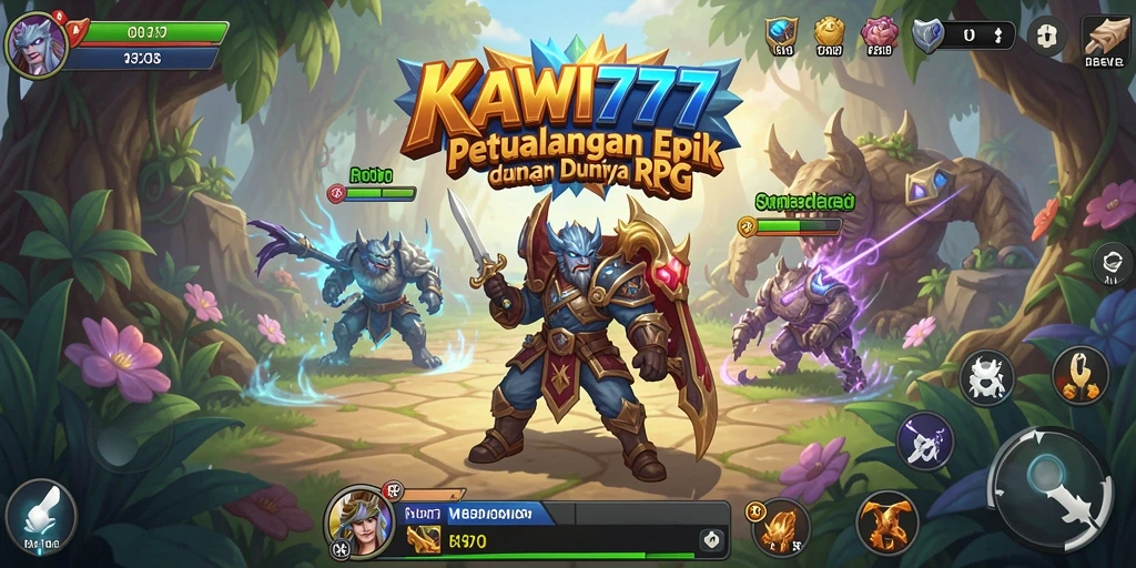 Tangkapan layar dari gameplay penuh aksi di KAWI777.
