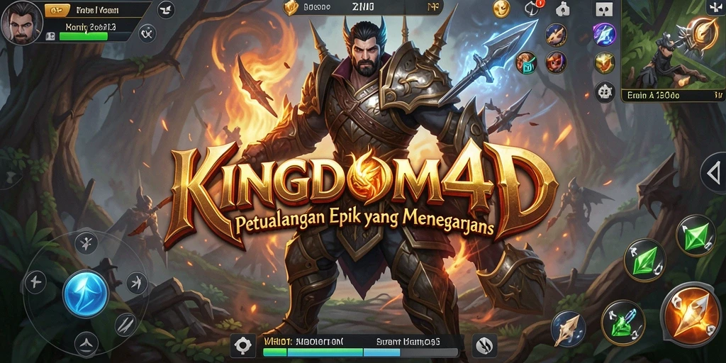 Gameplay KINGDOM4D dalam dunia petualangan yang penuh tantangan.