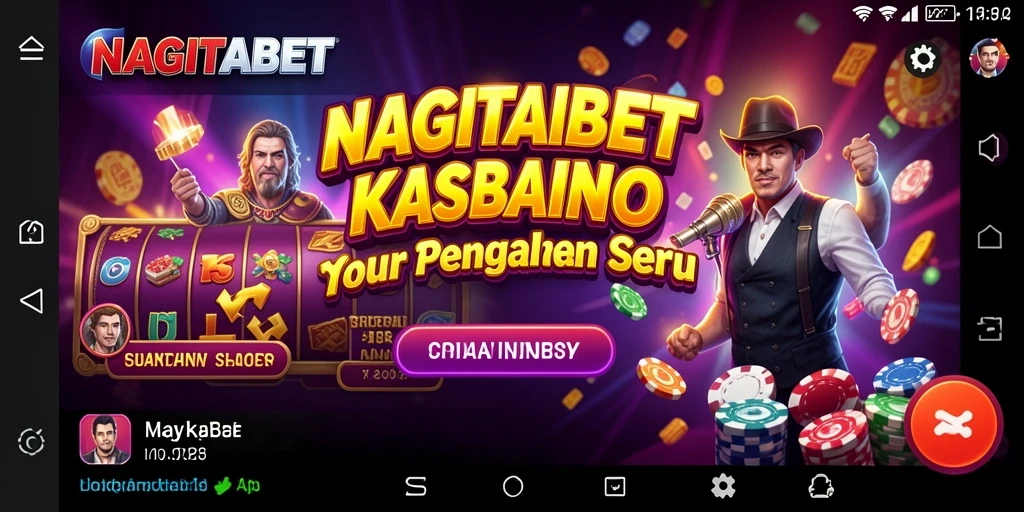Tampilan gameplay NAGITABET yang menarik dan seru di aplikasi Kasino.