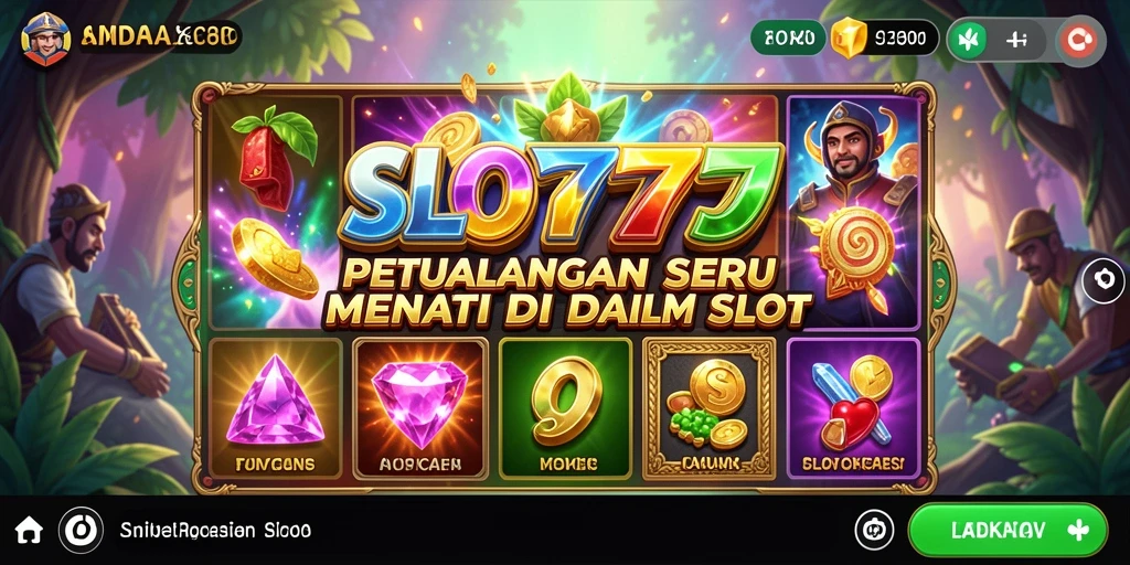 Screenshot SLOT777 menampilkan pemain menjelajahi dunia petualangan yang penuh tantangan.